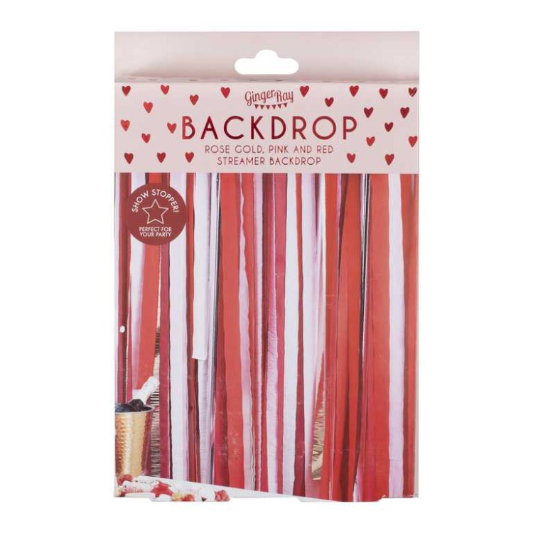 Backdrop Röd Mix