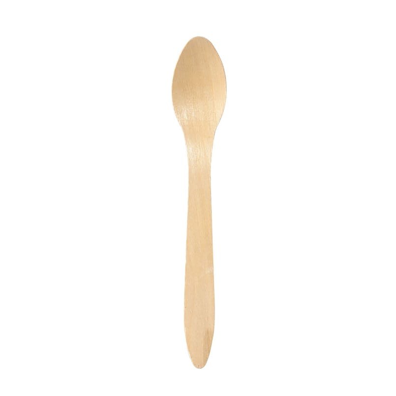 Engångsbestick Duni Matsked vaxat trä 19cm, 100 st/fp