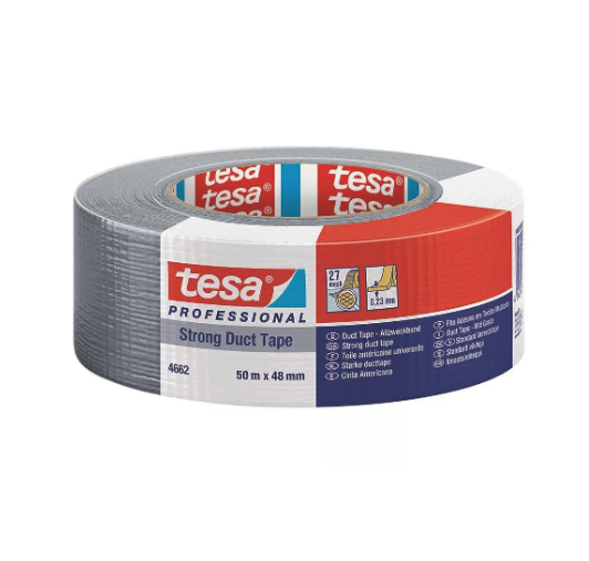 Alternativ bild 0 för Tejp Tesa 74662, 50 mm x 50 m, silver
