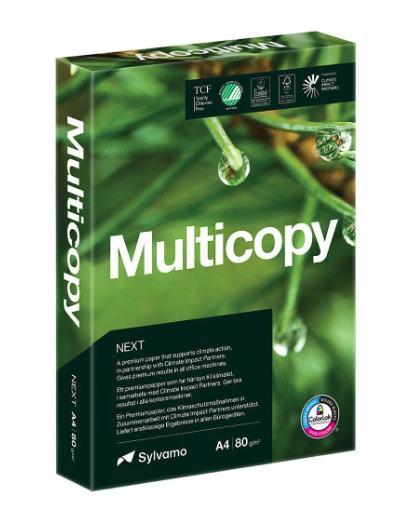 Alternativ bild 1 för Kopipapir A4 MultiCopy Zero 80g hvid - (500 ark)