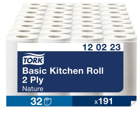 Alternativ bild 1 för HUSHÅLLSPAPPER TORK KITCH DUBBELT 8X4RULL/BAL   252 | Beijerbygg Byggmaterial
