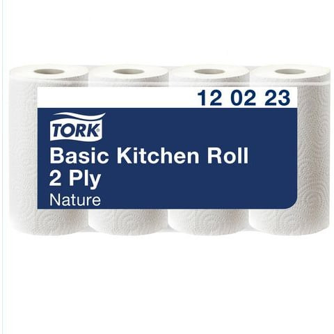 Produktfoto för HUSHÅLLSPAPPER TORK KITCH DUBBELT 8X4RULL/BAL   252 | Beijerbygg Byggmaterial