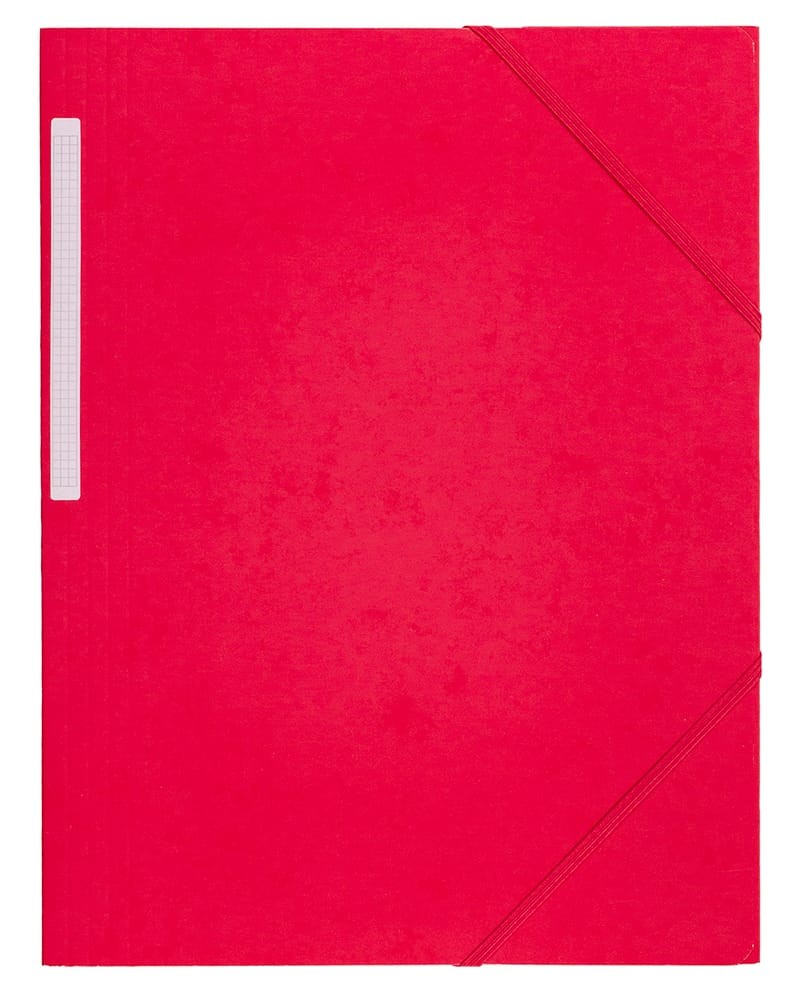 Snoddmapp Kartong FSC 3-Klaff Rosa A4