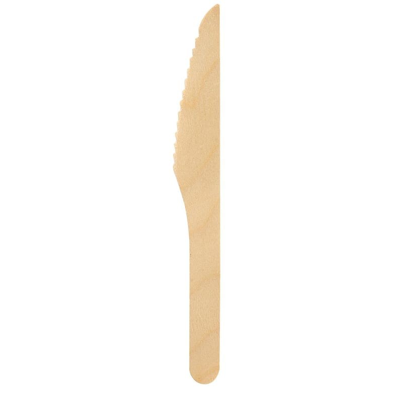Engångsbestick Duni kniv petit vaxat trä 16,5cm, 100 st/fp