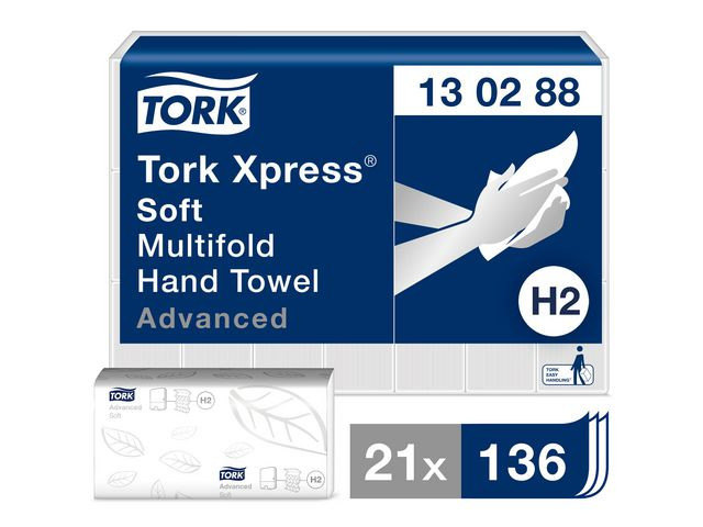 Alternativ bild 1 för Tork Pappershandduk Advanced H2 Xpress