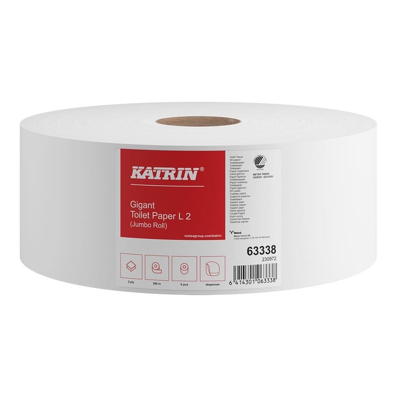 Produktfoto för TOALETTPAPPER CLASSIC GIGANT L2 | Beijerbygg Byggmaterial