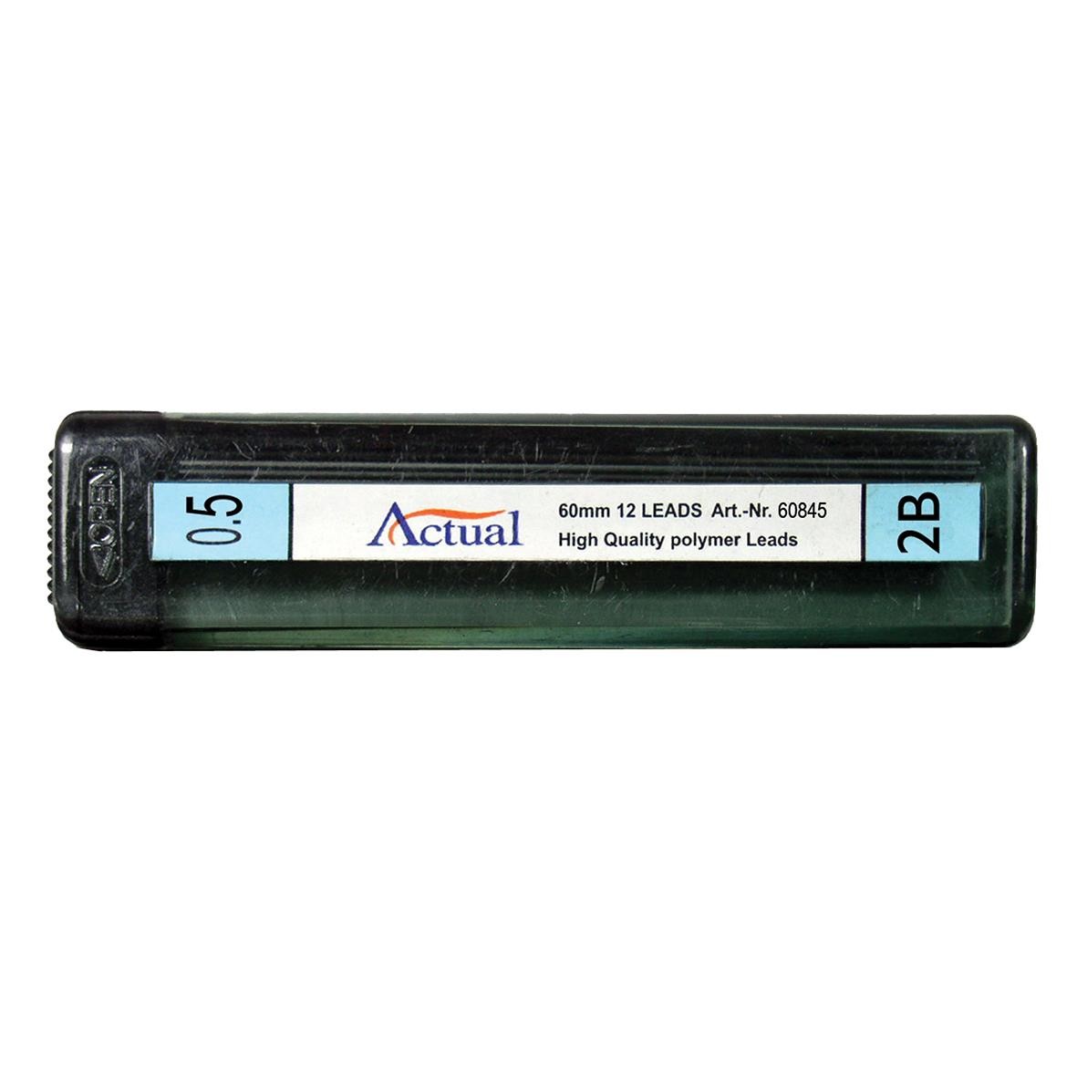 Blyertsstift Standard 0,5 2B, 12 st / tub