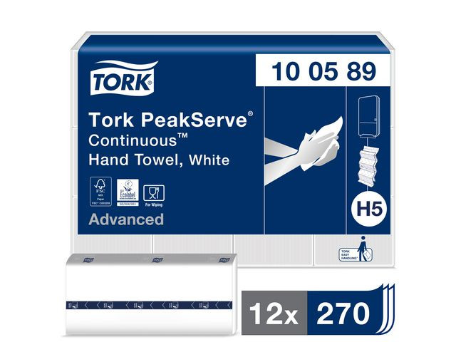 Produktfoto för Tork Pappershandduk PeakServe Continuous Advanced