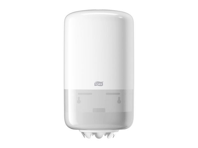 Produktfoto för PAPPERSDISPENSER TORK M1 MINI CENTRUMMATAD VIT 558000 | Beijerbygg Byggmaterial