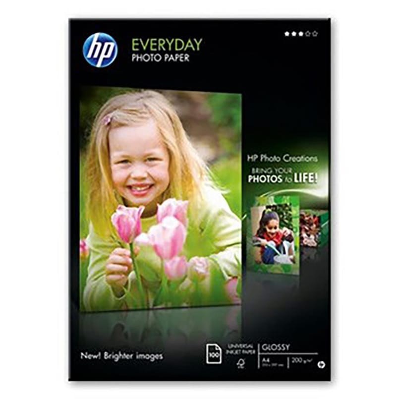 Bläckstrålepapper HP Every day photo gloss Q2510A A4 200g, 100 st/fp