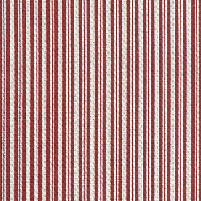 Classic Stripe Scene röd randigt tyg