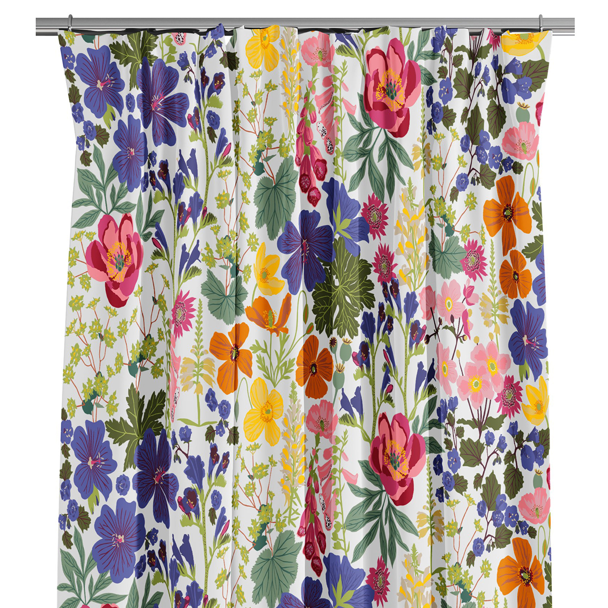 Ulvön blommiga gardiner (250cm)