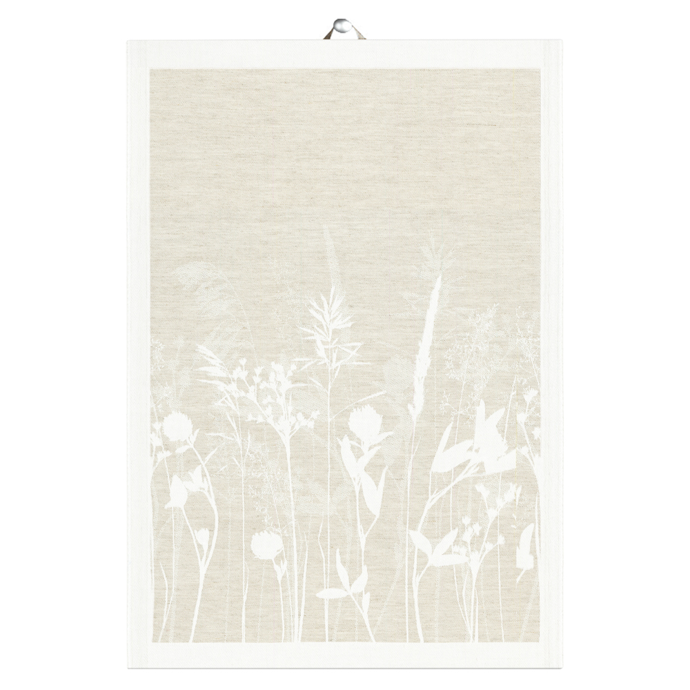Airy beige kökshandduk 35X50 - Ekelunds Linneväveri