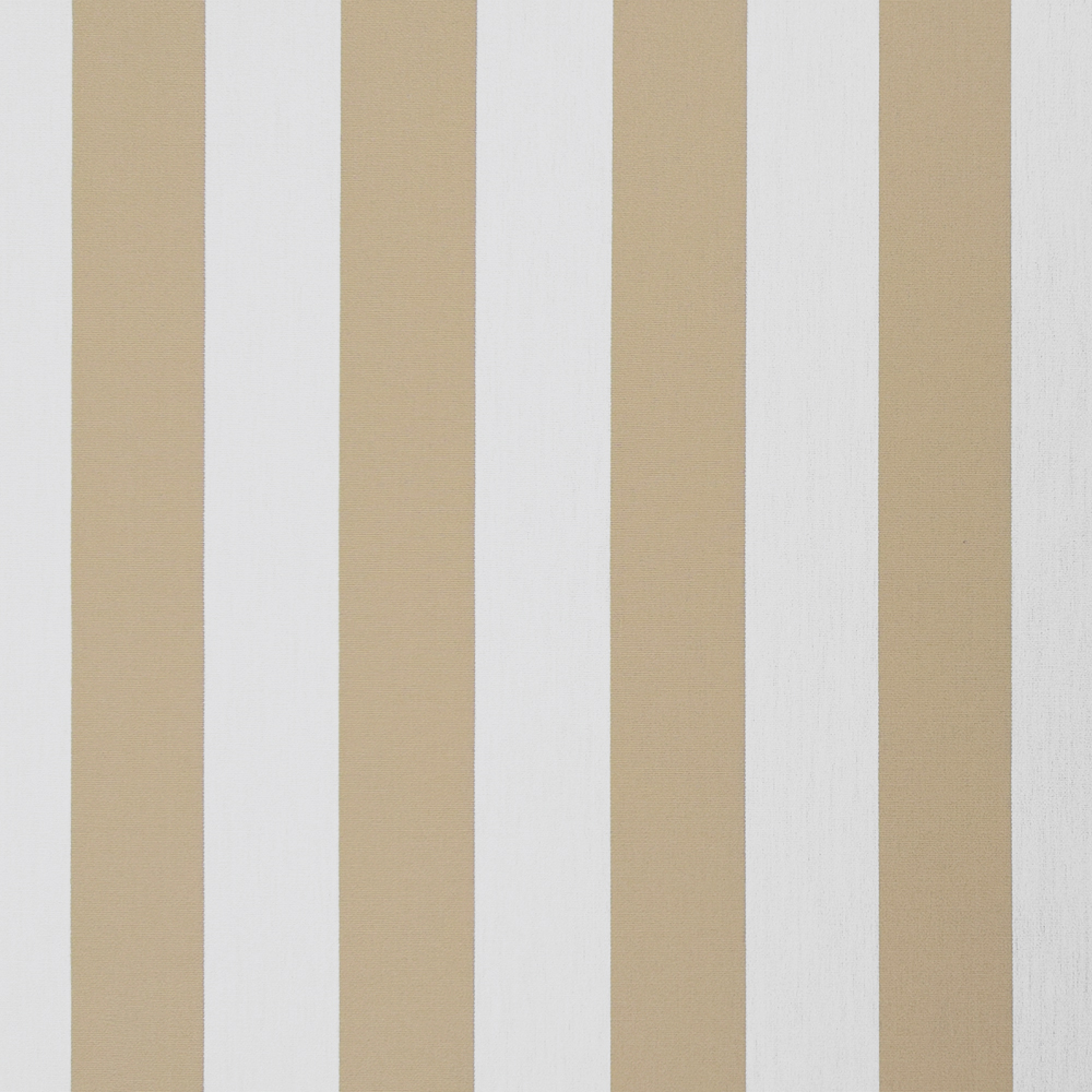 Dacio Beige-Vit Randig Markisväv 160cm Bred
