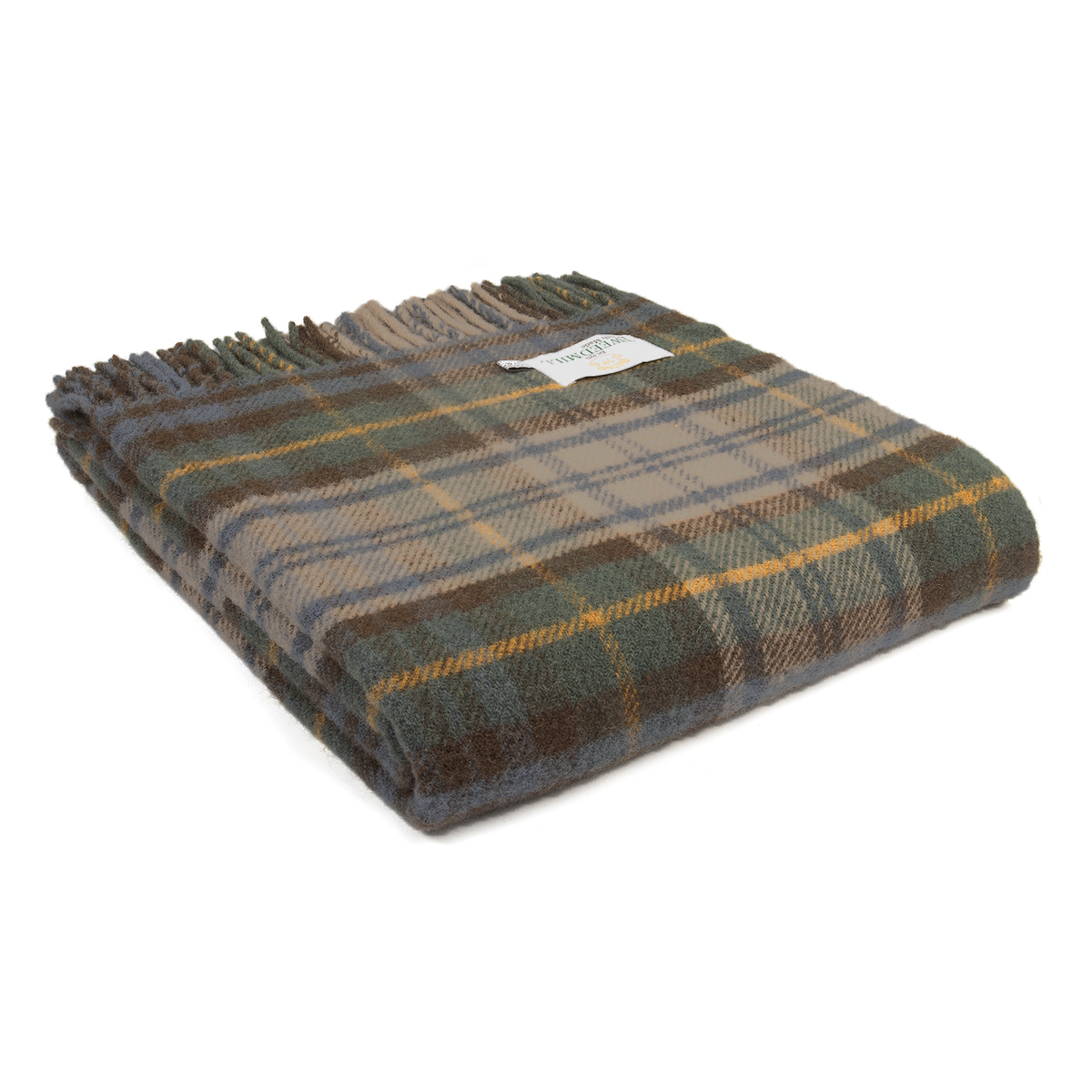Skotskrutig ullpläd Antique Dress Gordon - 100% Ull, 150x183 cm