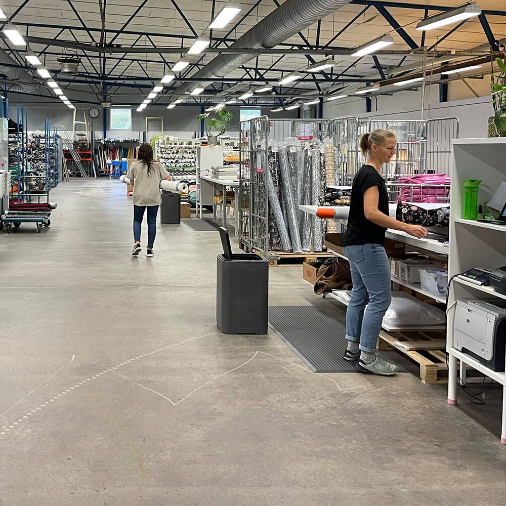 Lagret på Nordisk Textil