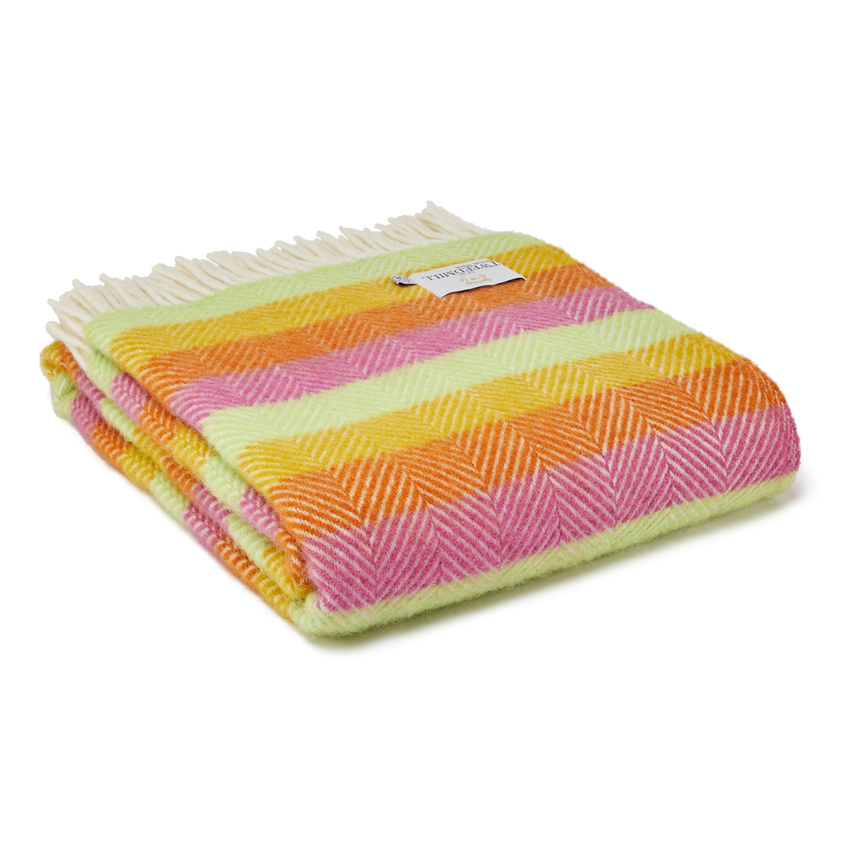 Ullpläd Stripe Refresh, 100% Ull, 150x183 cm