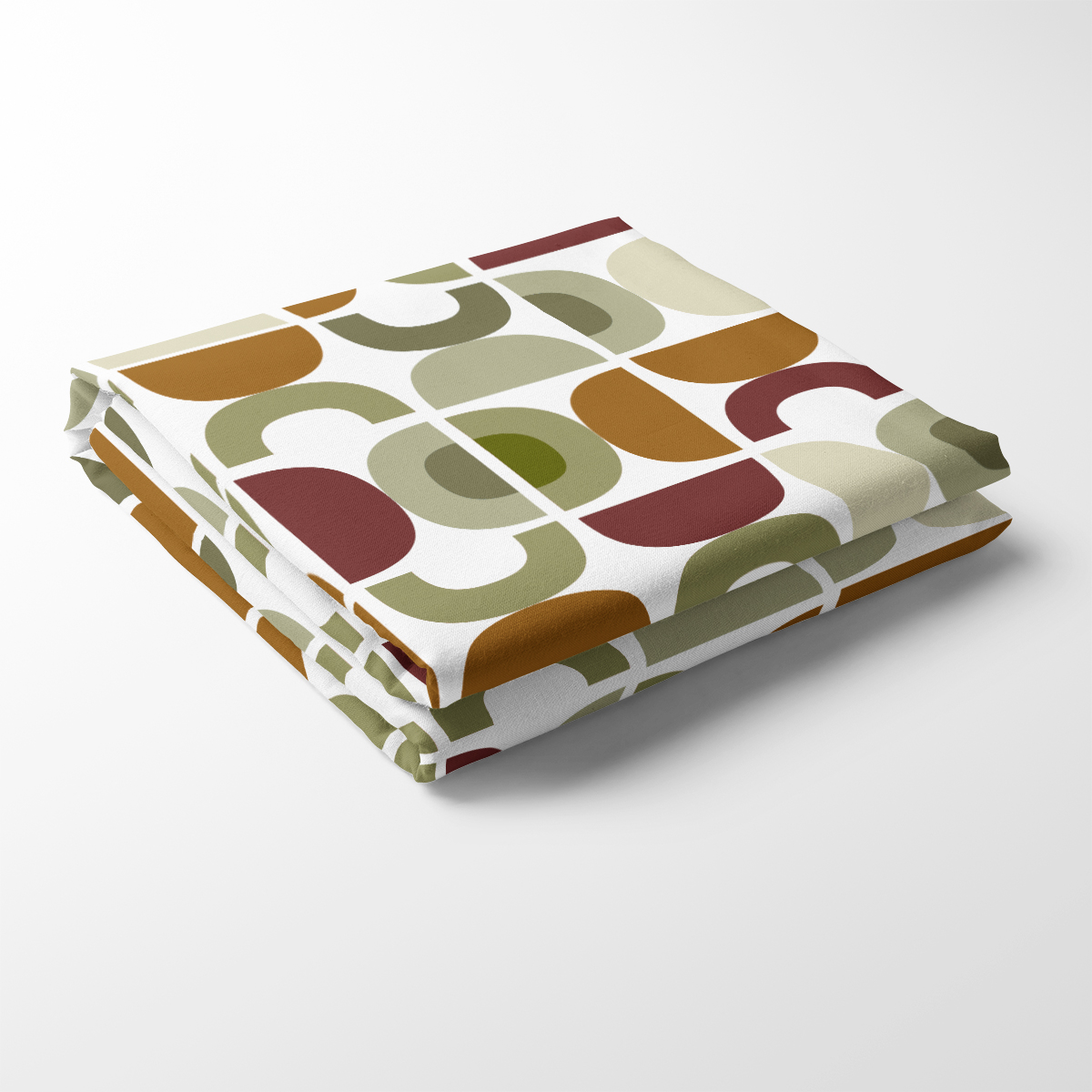 Spiraldans beige bordsduk (140x350cm)