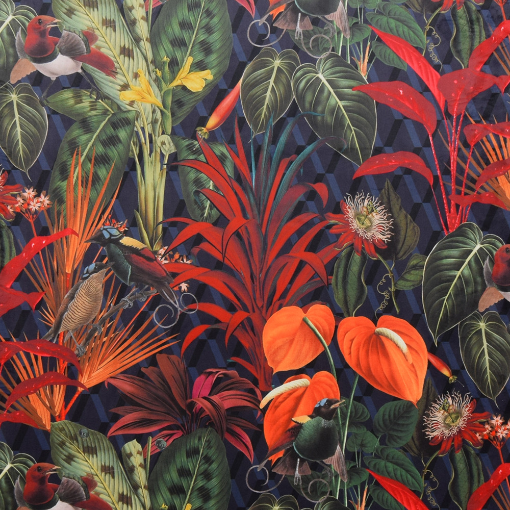 Lyx sammet dark jungle