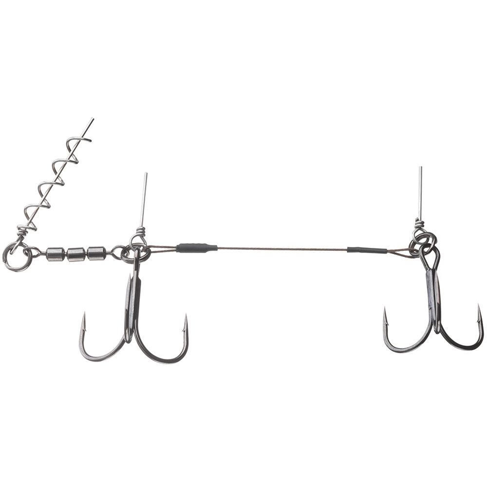 Prorex Screw-In 7x7 Double Stinger (Medium - 10cm - 2/0+1/0)