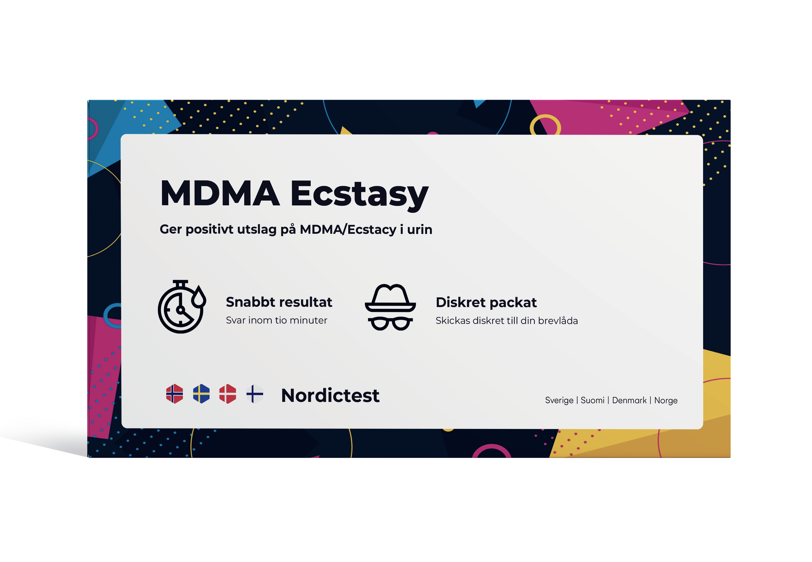 Drogtest för privat bruk - Enkelt att använda och CE-märkt (MDMA-Ecstasy)