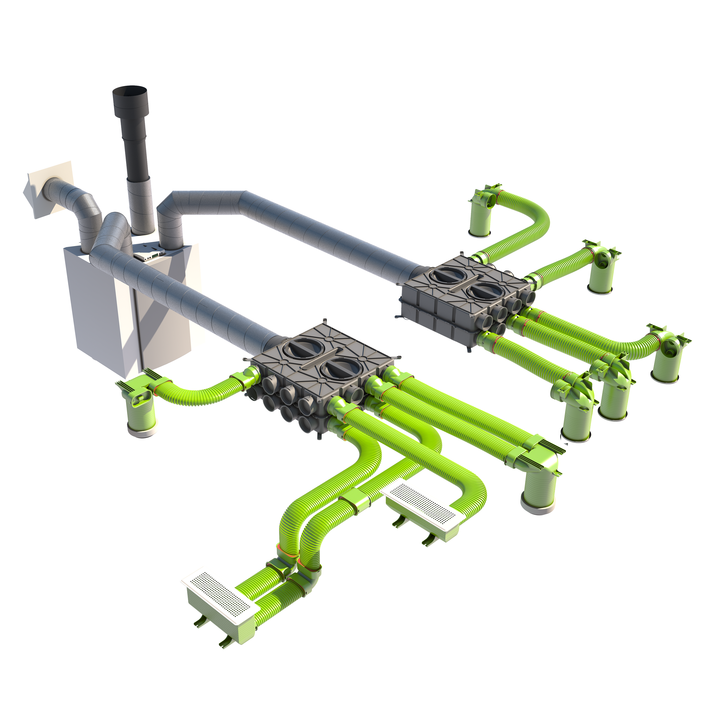 Air Excellent - Flexibelt och böjbart ventilationssystem