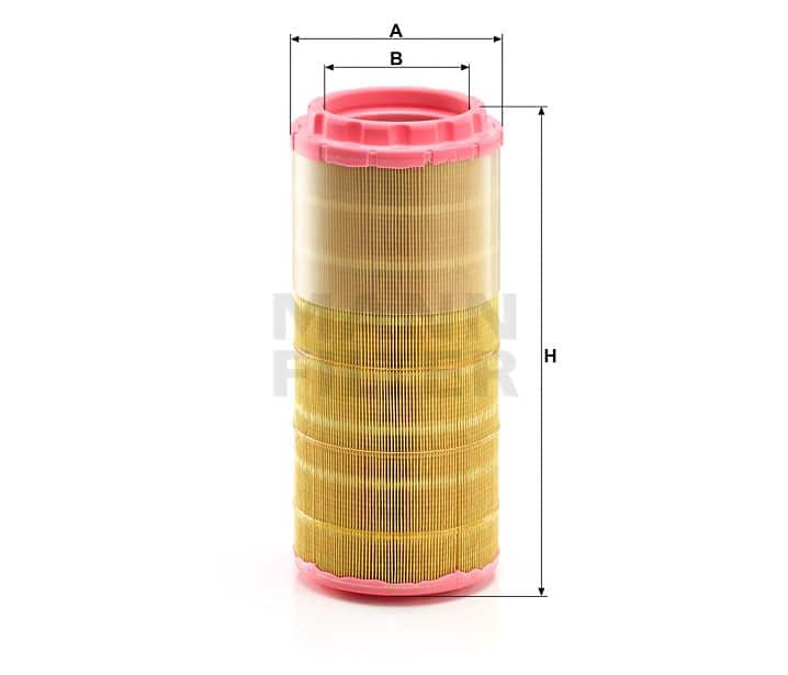 Luftfilter-Element – Passend Für Fahrzeuge, Maße 13-9/32x2-25/32 Zoll