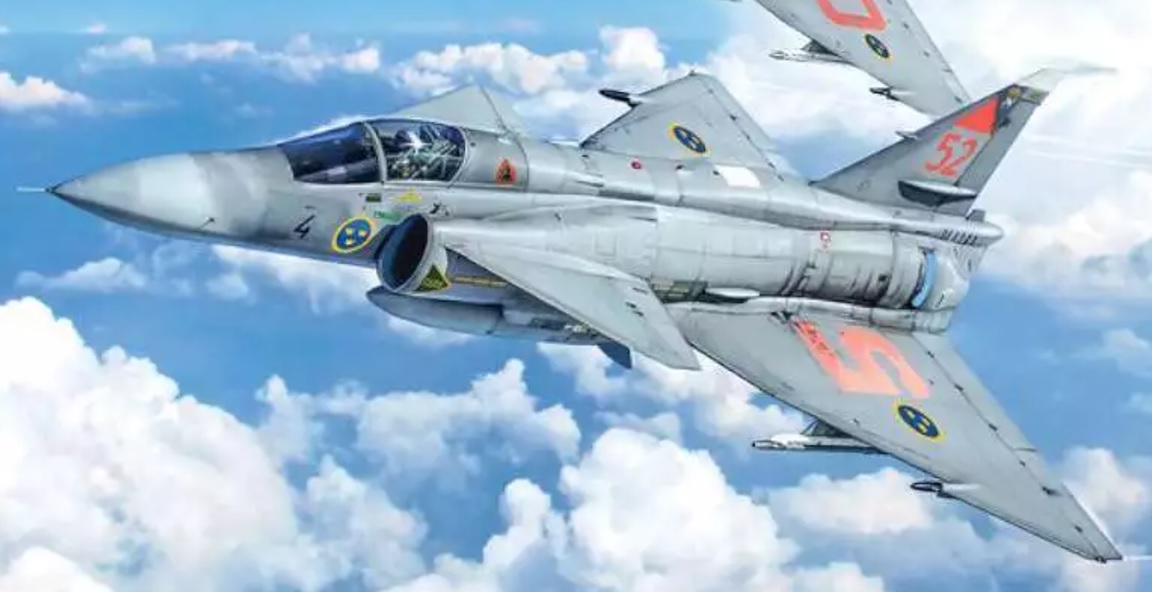 ITALERI - Maquette à assembler et à peindre - Saab JA 37 Jaktviggen - 1