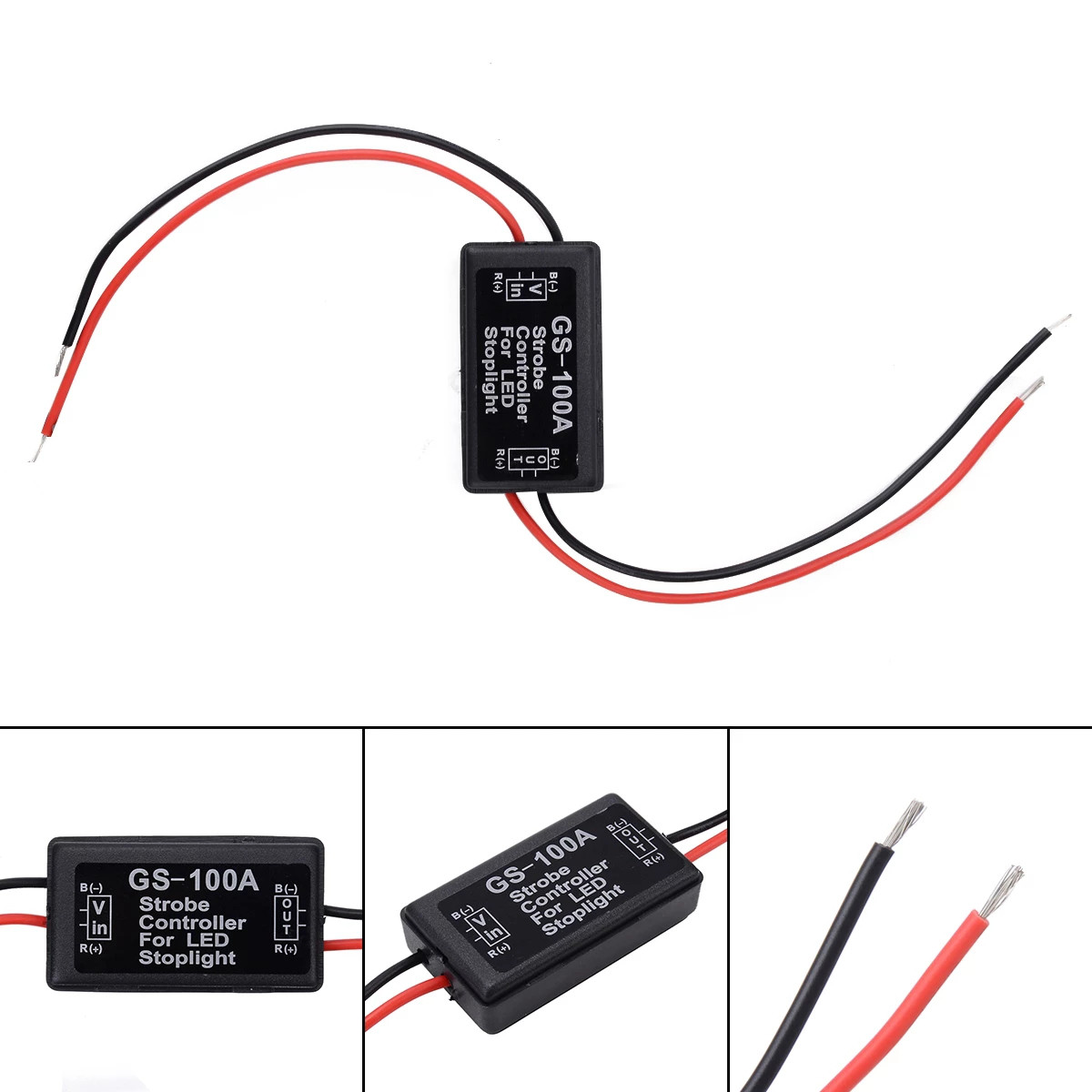 Blixtljusrelä / LED strobe controller