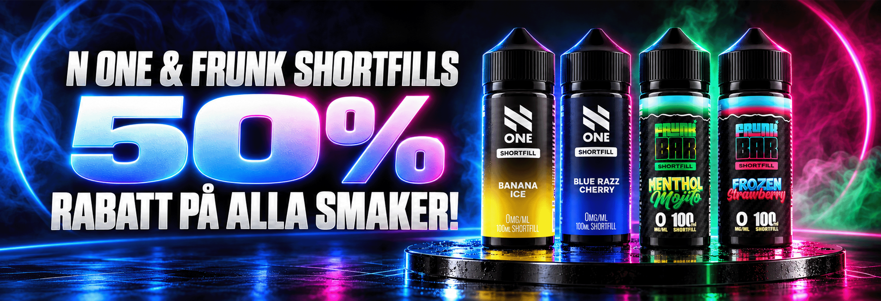 N One & Frunk Shortfill Kampanj Banner