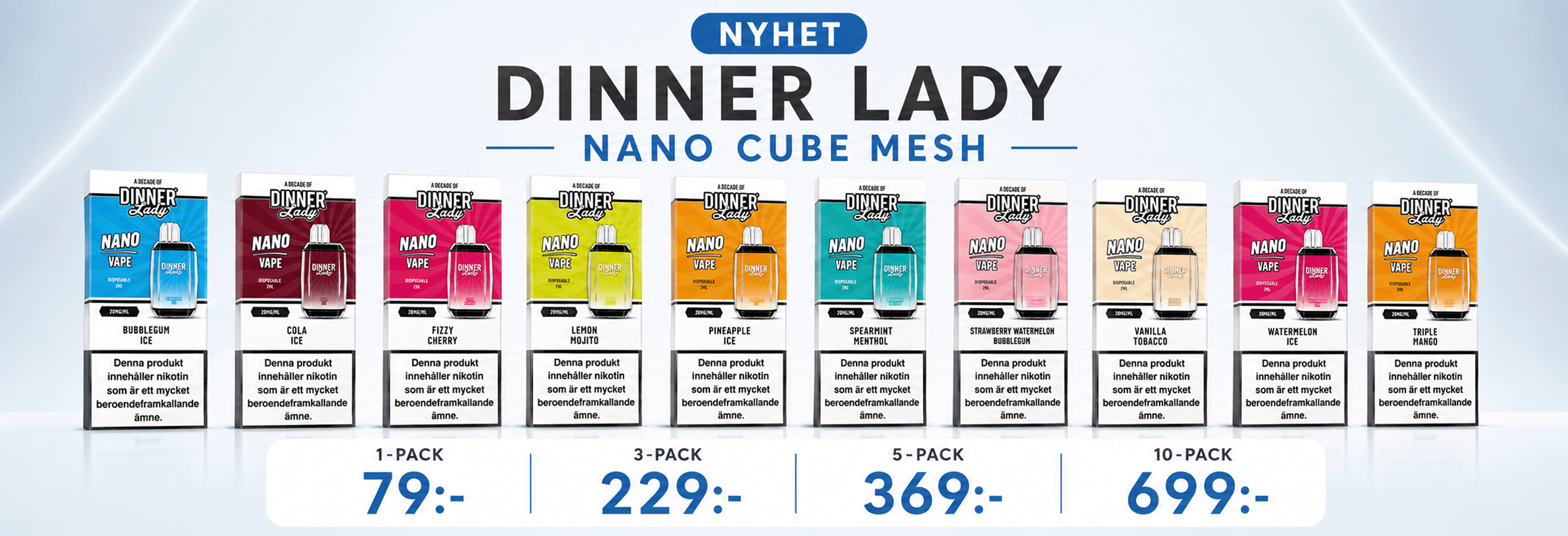 Dinner Lady Nano Cube Mesh Banner