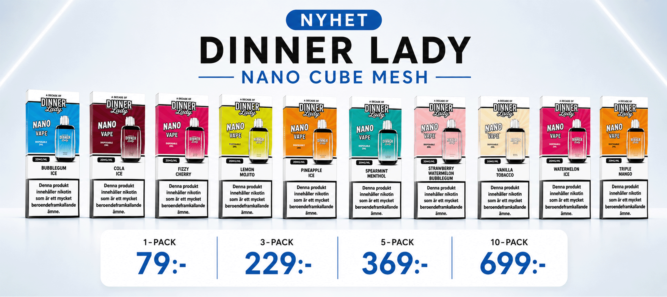 Dinner Lady Nano Cube Mesh Banner