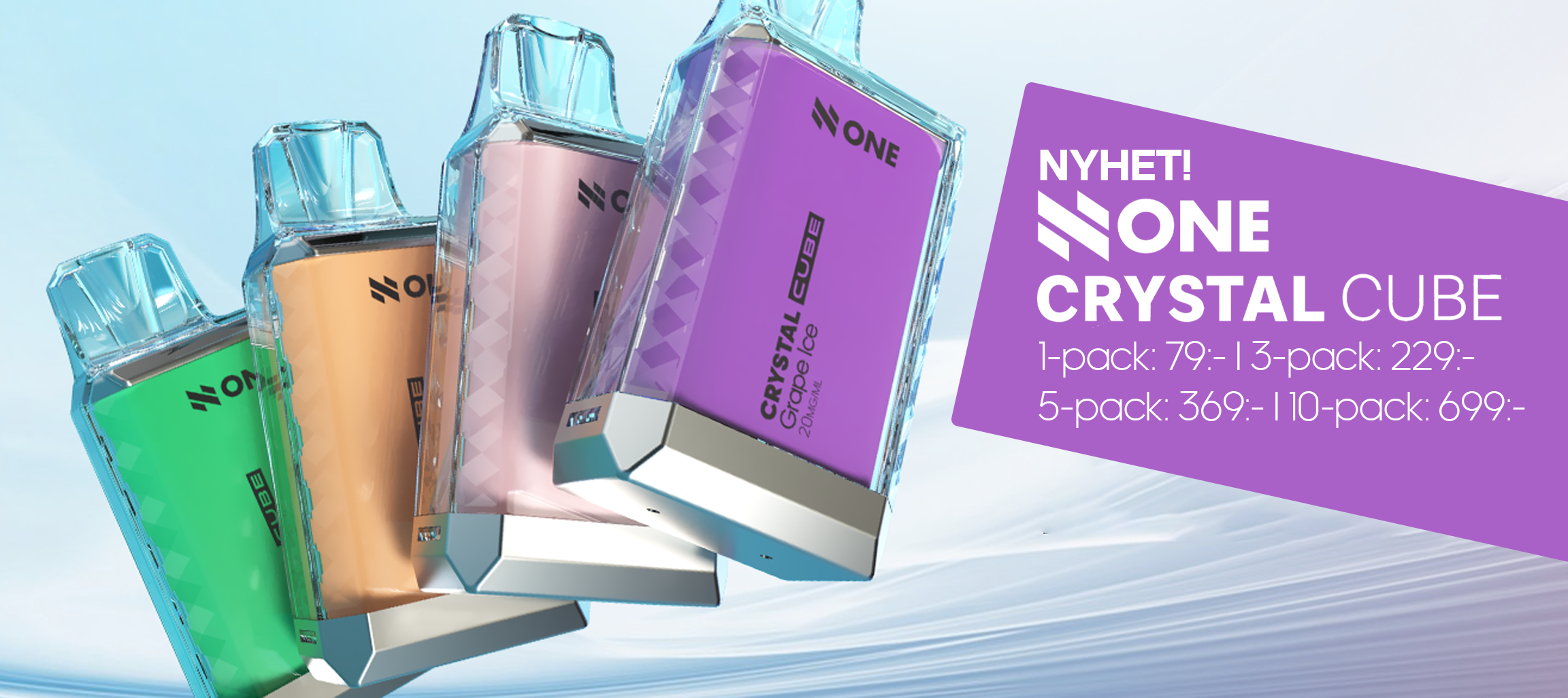 Bild på N One Crystal Cube Engångsvape