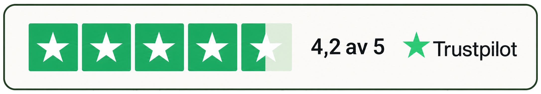 OneVape.se – 4,2 av 5 på Trustpilot