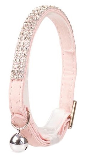 Katthalsband BlingBling Ljusrosa