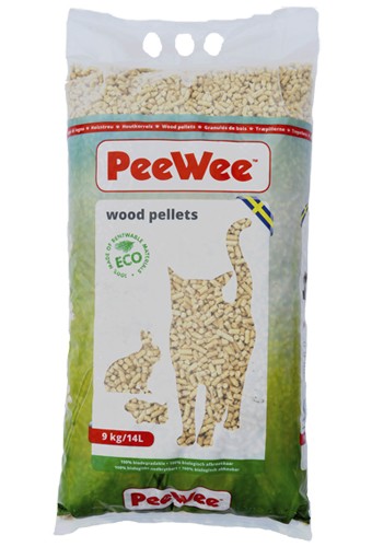 Peewee pellets 14 liter - rabatterat ex