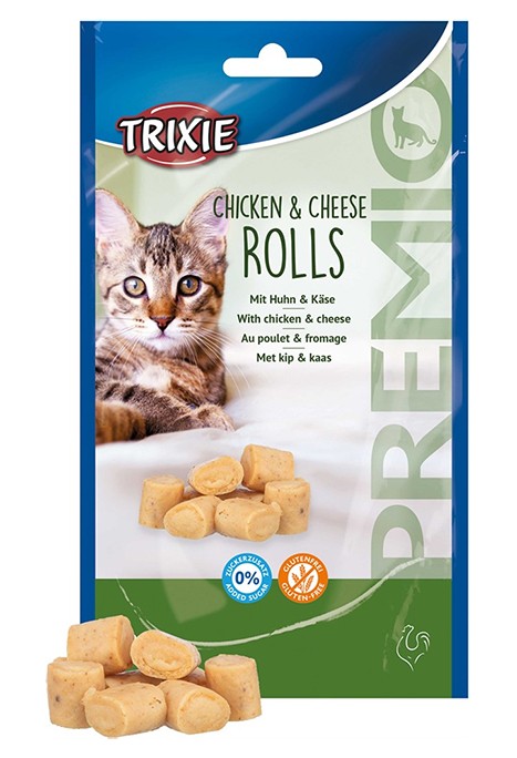 Kattgodis premio Kyckling & Ost Roll