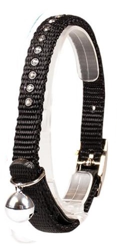 Katthalsband Diamonds Svart