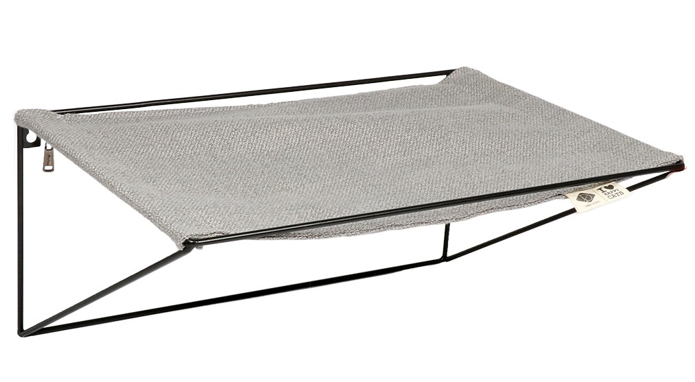 I Love Happy Cats Otis Vägghängd Kattsäng Grå