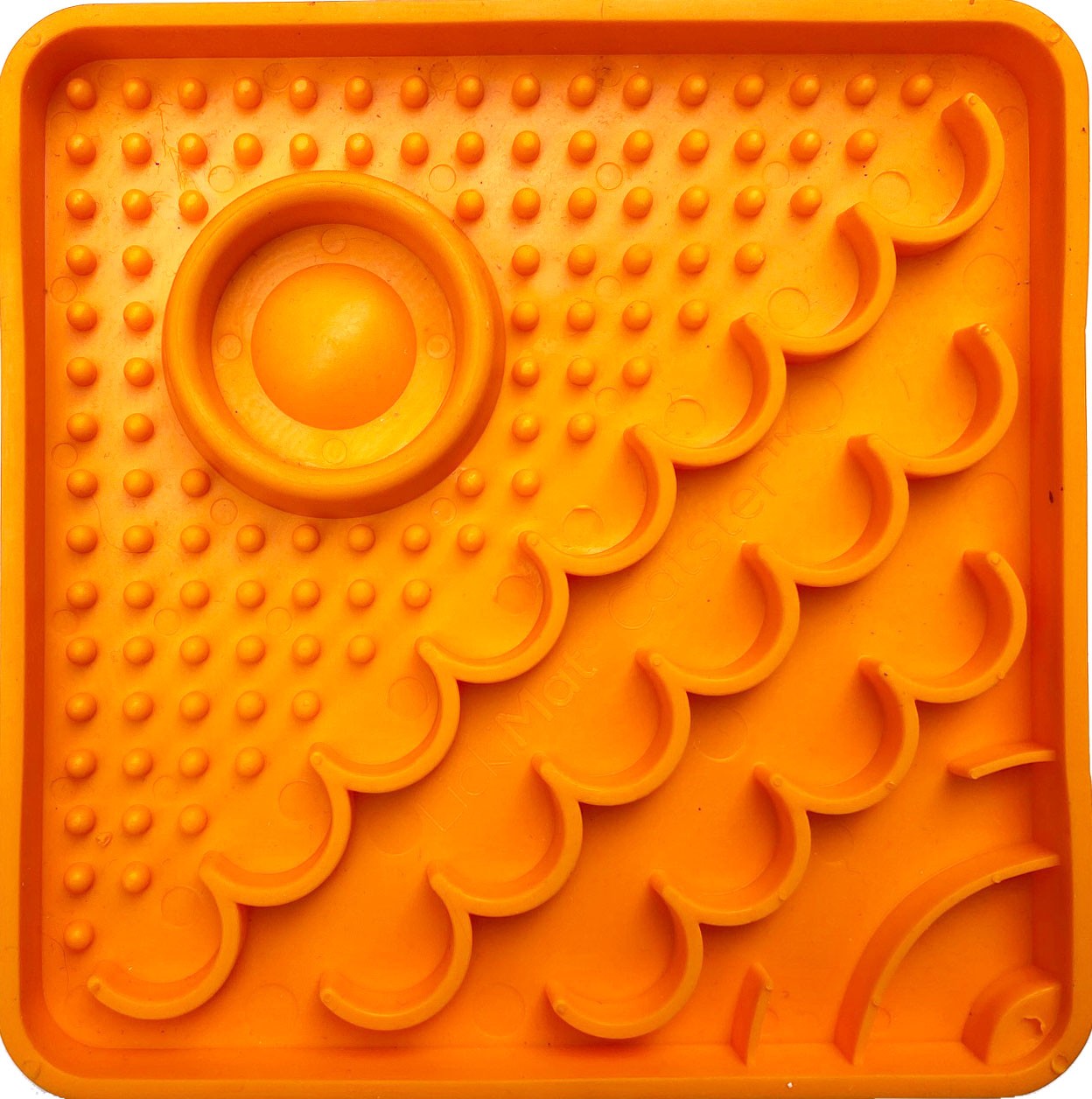 LickiMat Classic Catster Orange