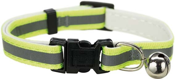 Katthalsband kattunge - med reflex Gul