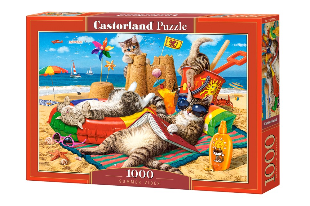 Summer Cats, Pussel 1000 bitar