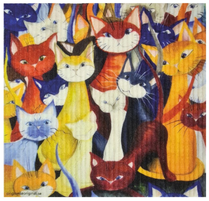 Disktrasa med kattmotiv Mångfald