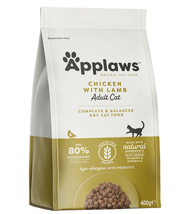 Applaws adult chicken and lamb 400 g