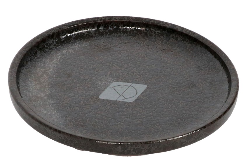 Kattmatskål Fat Black Dots Jasper