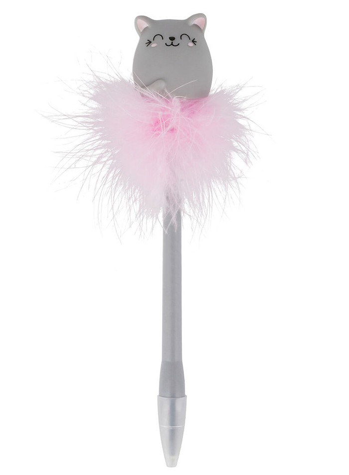 Bläckpenna med ljus Meow