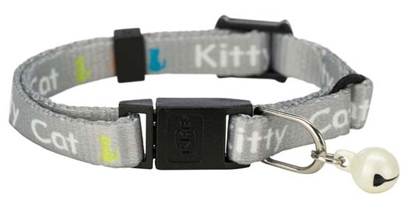 Katthalsband kattunge Kittycat Ljusgrå