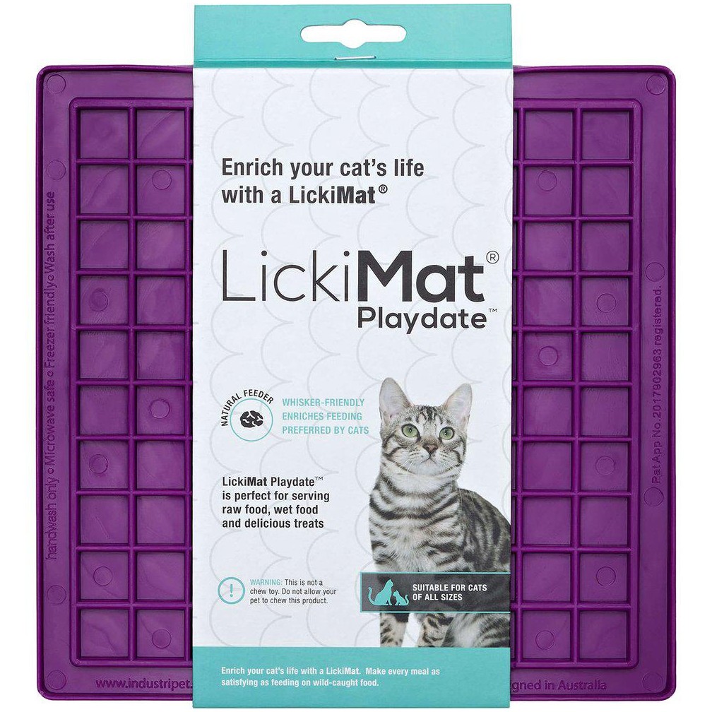Lickimat Cat lila 20 x 20 cm
