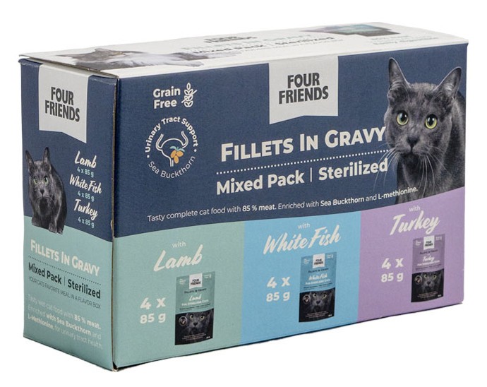 FourFriends Sterilized Sås 12-pack