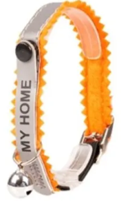 Katthalsband MyHome med reflex Orange